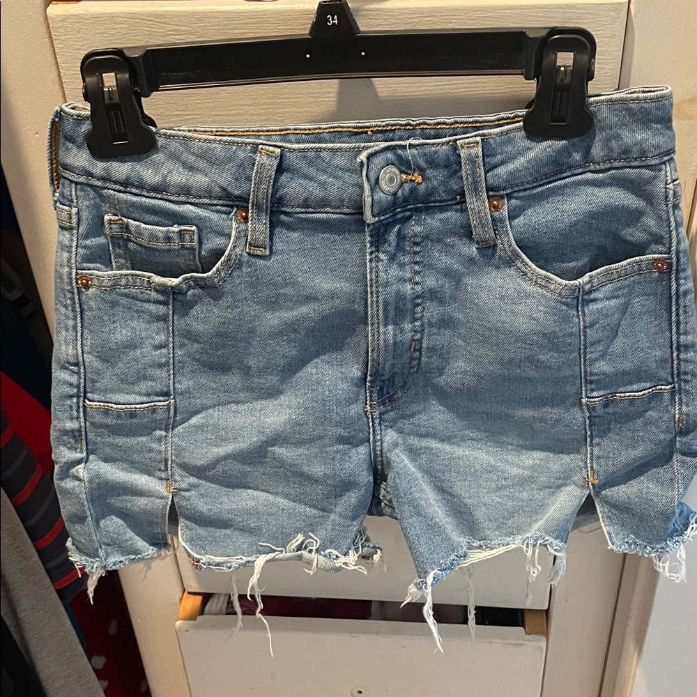 OLD NAVY HIGH RISE OG STRAIGHT SHORTS
